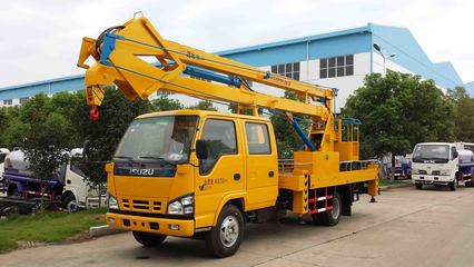 五十鈴雙排座高空作業與清洗吸污一體化解決方案 城市運維的可靠伙伴